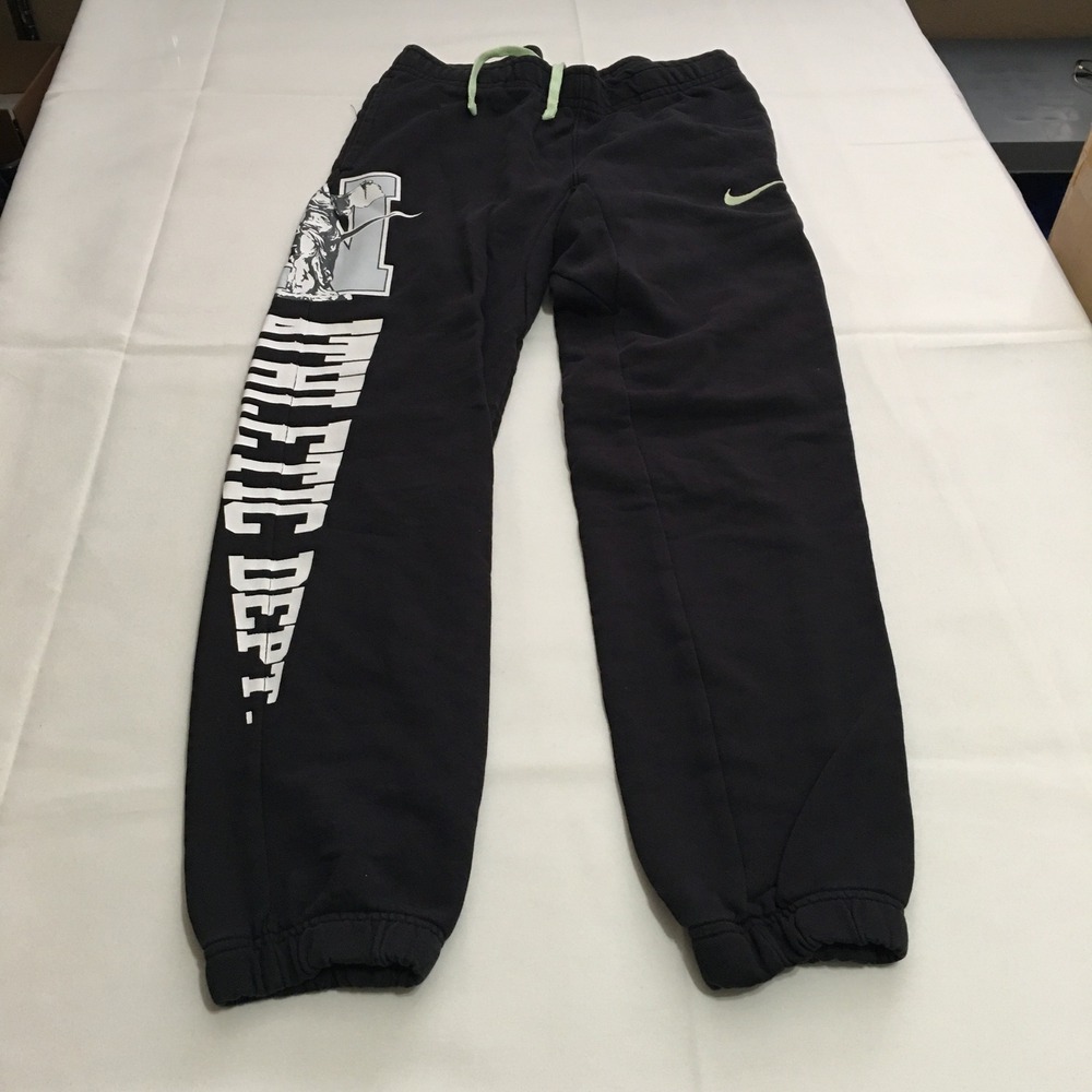 Nike Sportswear Club Fleece Pants Mens Small Black Sweatpants Goddess of Victory